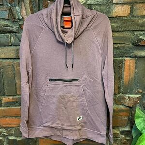 Nike Purple Funnel Neck Sweatshirt Relaxed Fit Women’s Medium